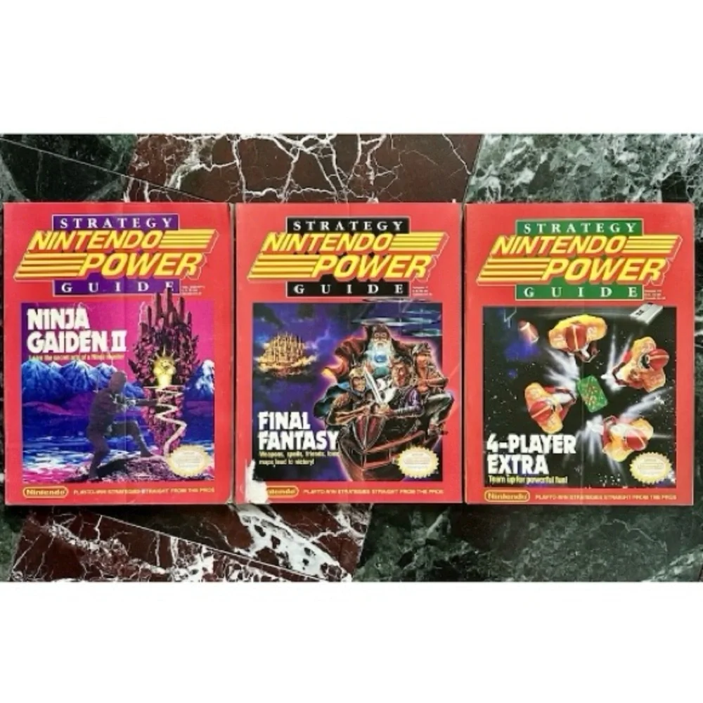 1990 NINTENDO POWER STRATEGY GUIDES NES VOL 15 17 19 FINAL FANTASY NINJA GAIDEN